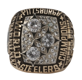 1978 Pittsburgh Steelers Super Bowl Championship Salesmans Sample Ring - Terry Bradshaw